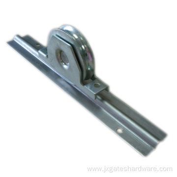 galvanized bolt down V&U track for sliding gates